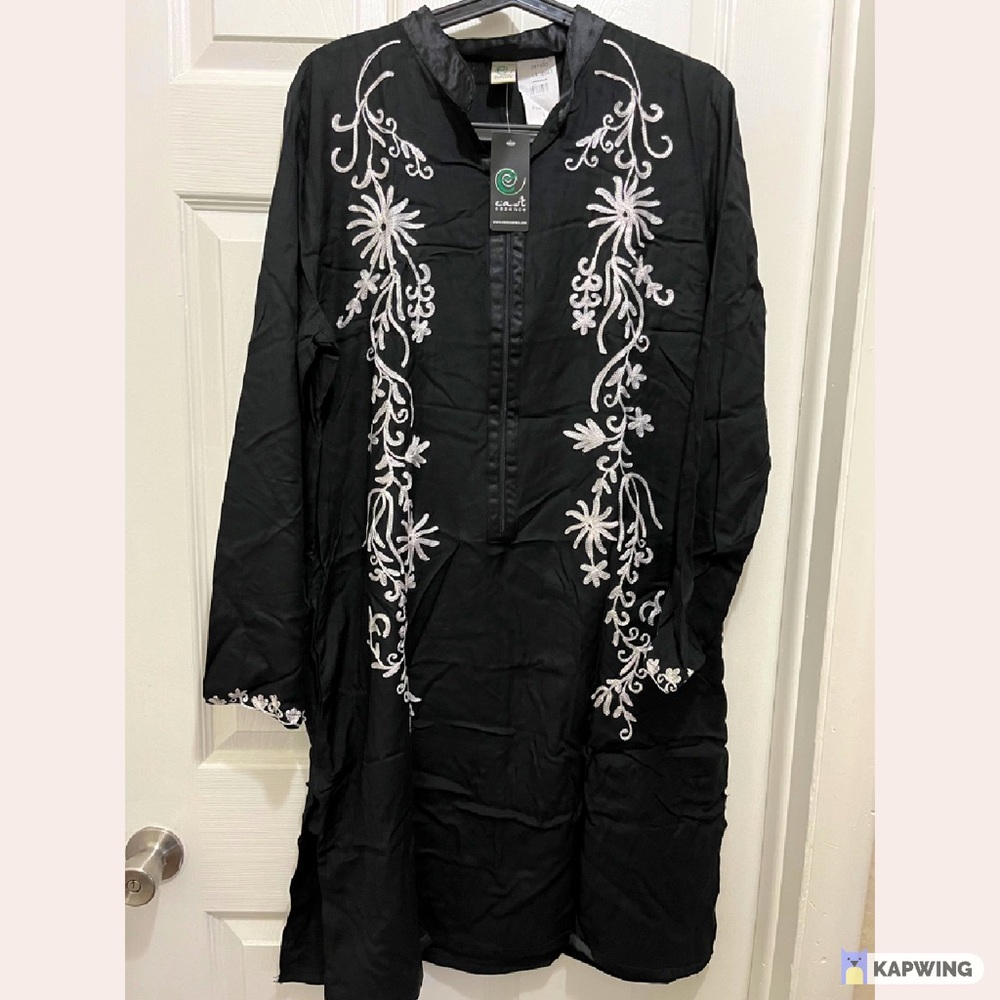 Black Shalwar Kameez - 2 piece